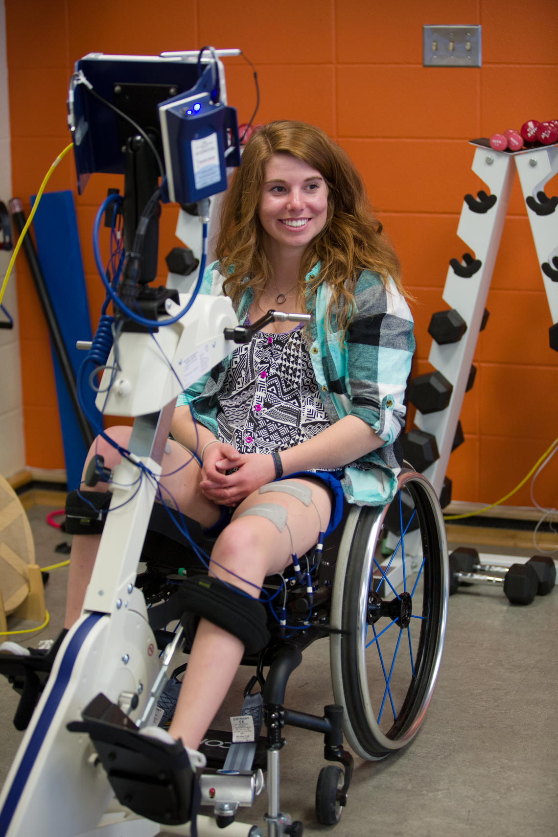 Amanda Timm lost the use of her legs in a skiing accident four years ago.