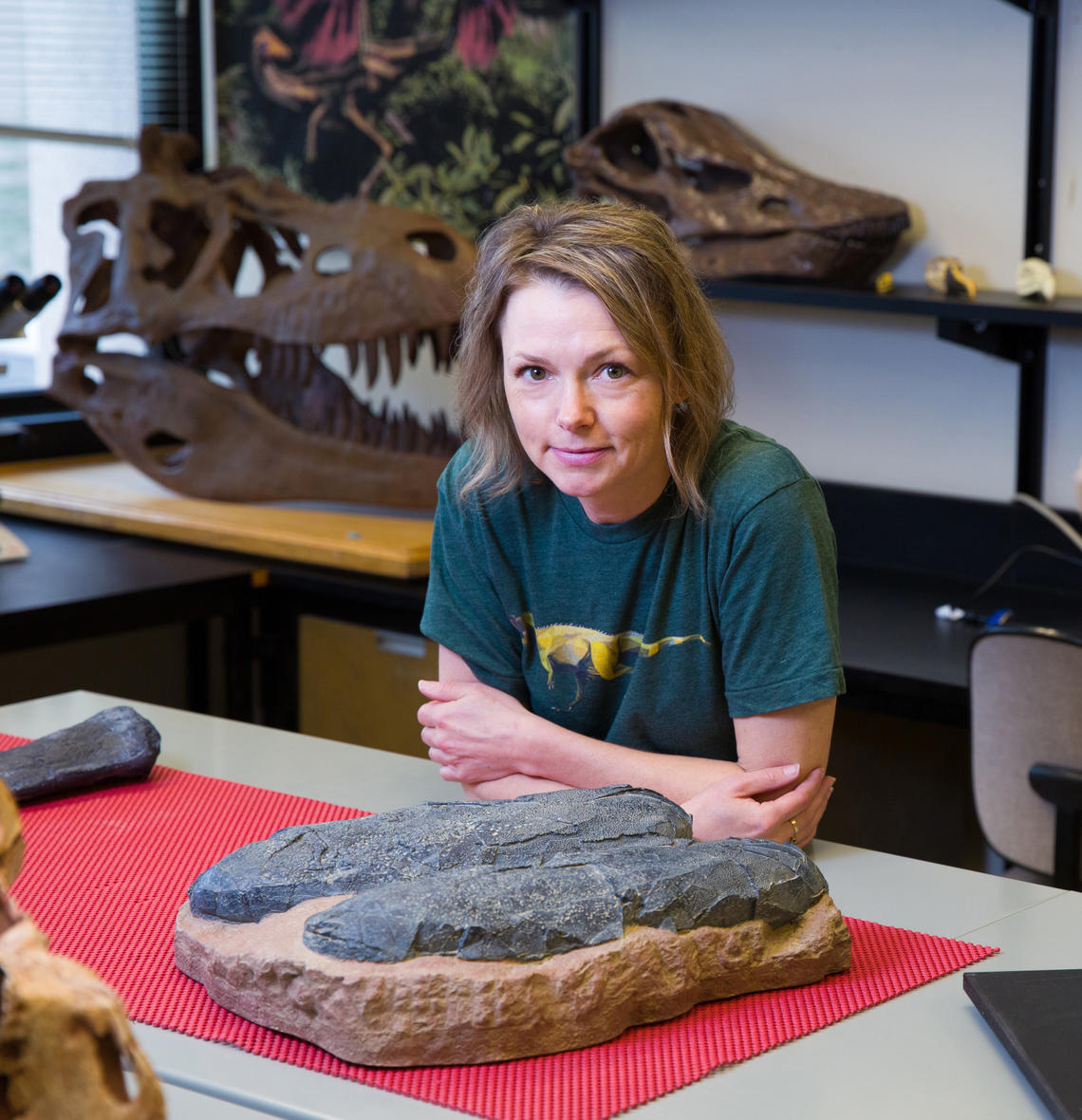 University of Calgary dinosaur paleontologist Darla Zelenitsky is part of an international team that discovered the infamous fossil Baby Louie is from a new species of giant bird-like dinosaur — which tended to enormous nests bigger than a monster truck tire — in Henan, China.