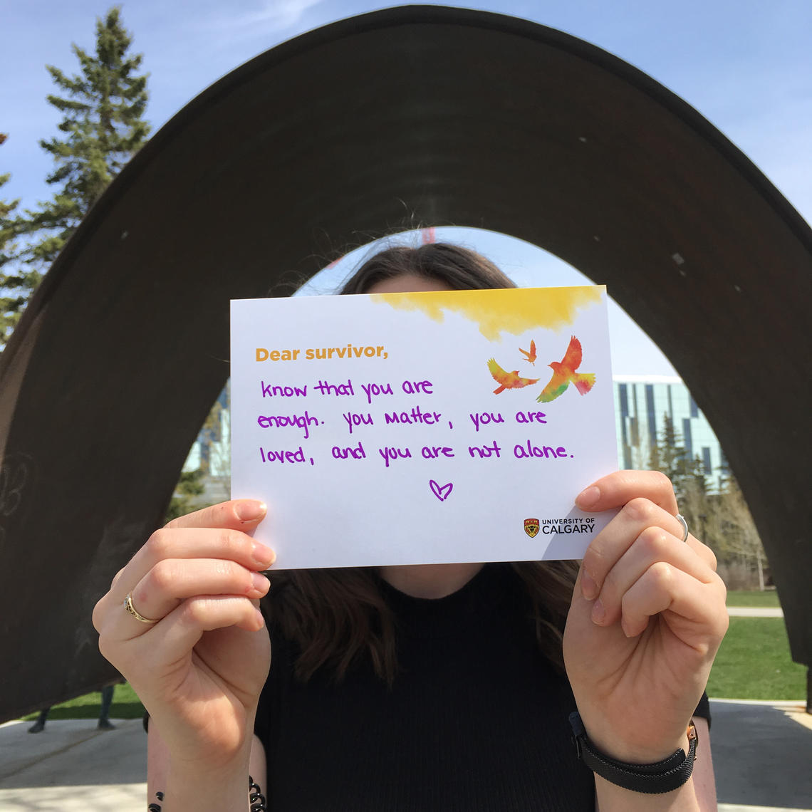Share your #SurvivorLoveLetters during Sexual Violence Awareness Month