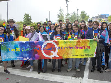 UCalgary in Pride parade  