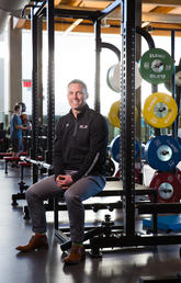 Matt Jordan has coached Olympic athletes to improve their technical abilities and address other factors that could affect their performance. Photos by Riley Brandt, University of Calgary