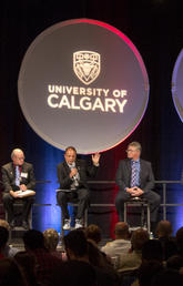 Mayoral candidates present their platforms as UCalgary played host for a mayoral debate in 2017.
