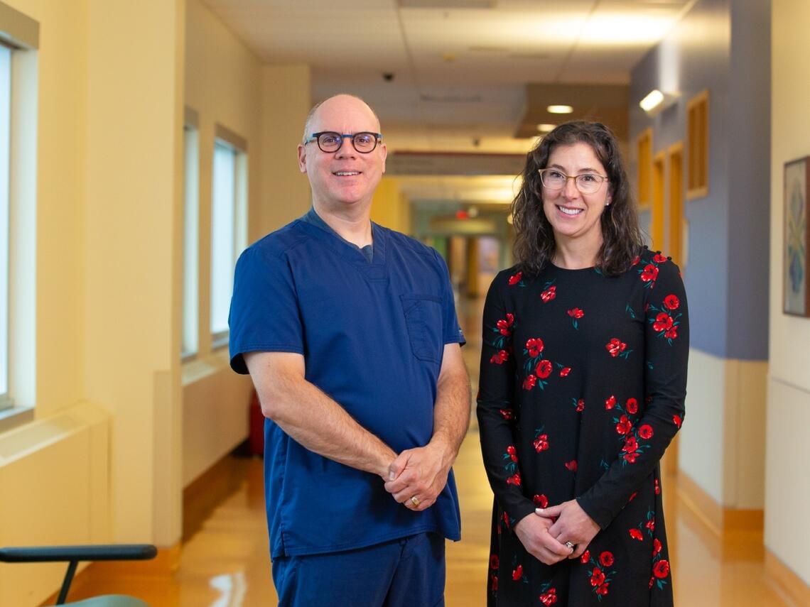 Drs. Greg Guilcher and Sarah McQuillan
