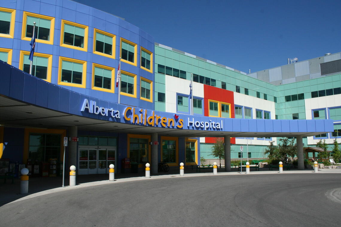 exterior photo of Alberta Children's Hospital 