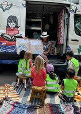 little red reading van 