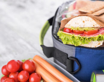 Sandwich in a lunchbox